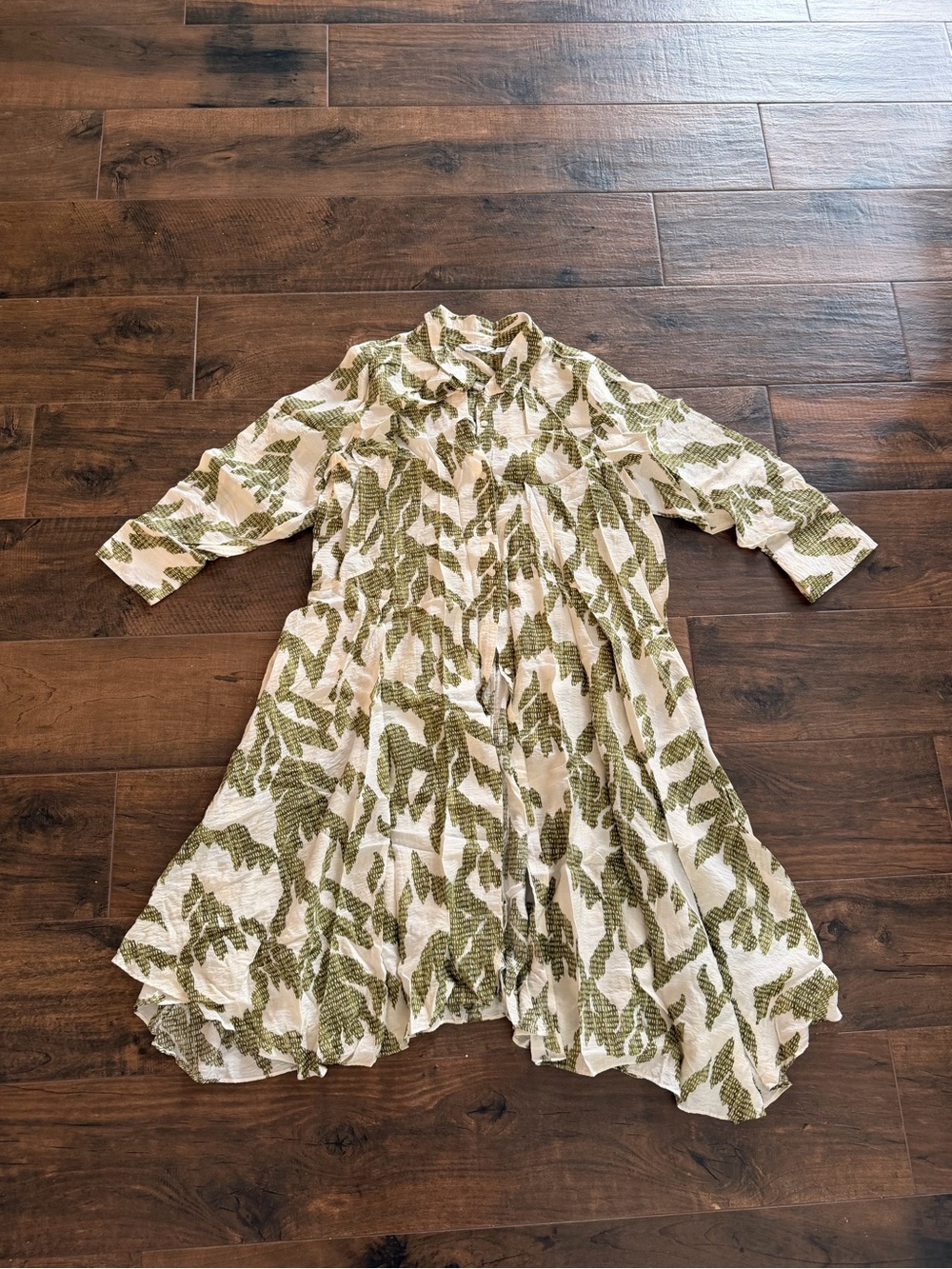 Peace Love World petite dress olive XL - Picture 2 of 7